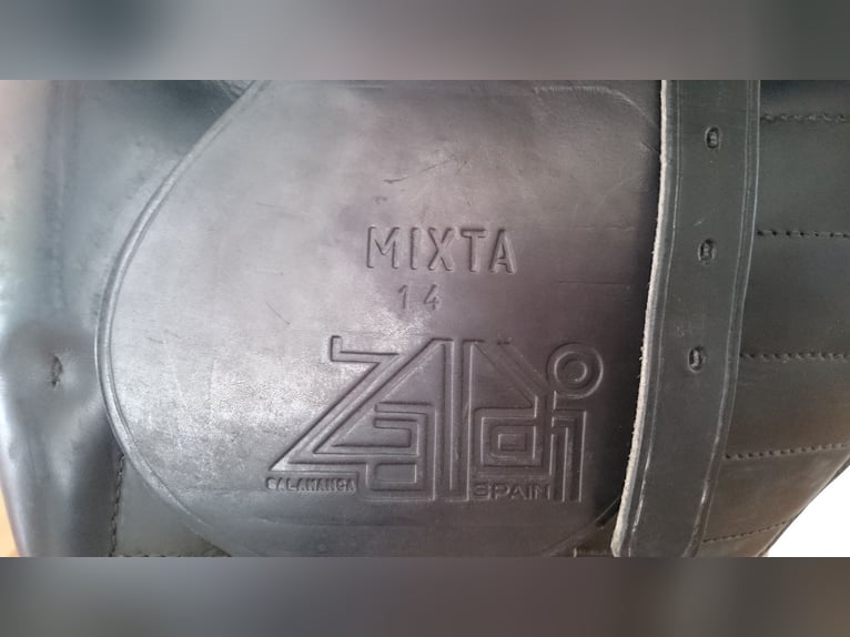 Zaldi mixta braun-schwarz Glattleder