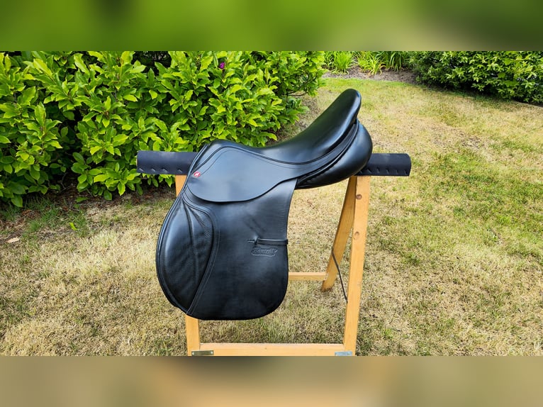  Albion Springsattel Kontrol Sitzfläcke 18“ / Kammerweite XW - Schwarz - Wie neu