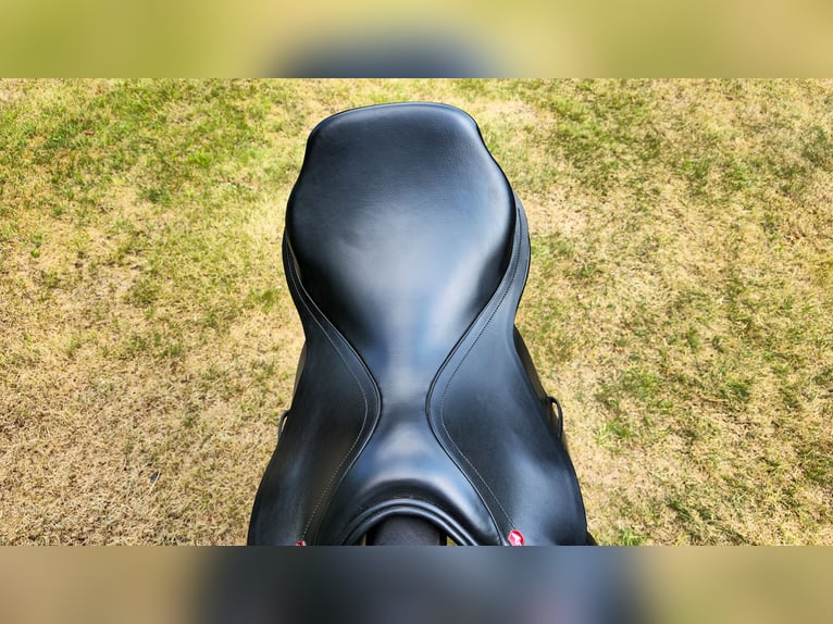  Albion Springsattel Kontrol Sitzfläcke 18“ / Kammerweite XW - Schwarz - Wie neu