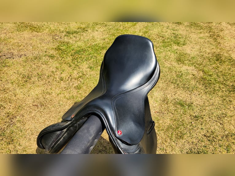  Albion Springsattel Kontrol Sitzfläcke 18“ / Kammerweite XW - Schwarz - Wie neu