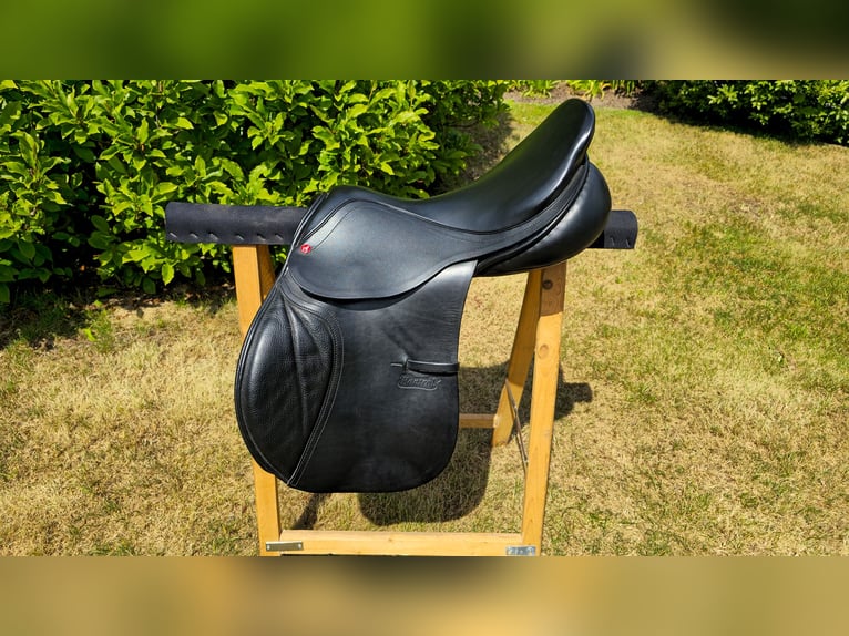  Albion Springsattel Kontrol Sitzfläcke 18“ / Kammerweite XW - Schwarz - Wie neu