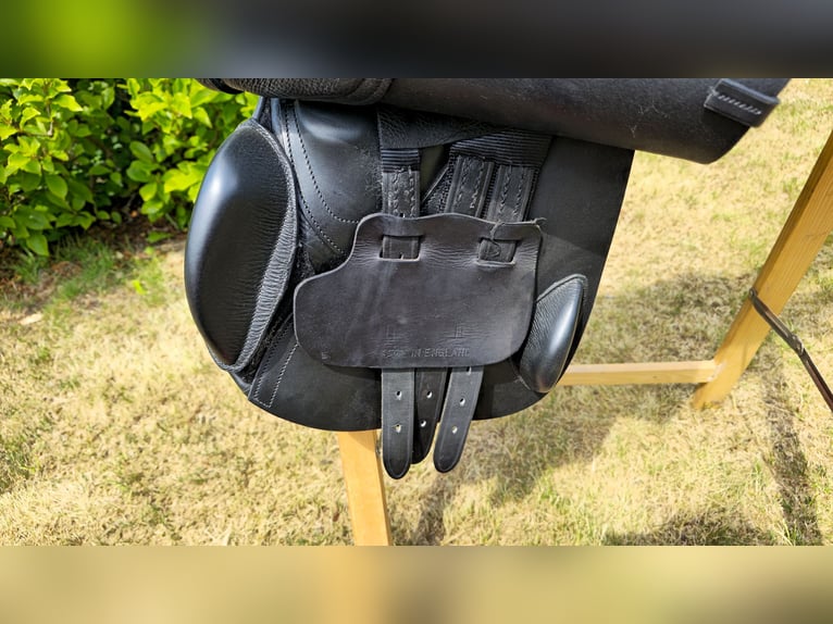  Albion Springsattel Kontrol Sitzfläcke 18“ / Kammerweite XW - Schwarz - Wie neu