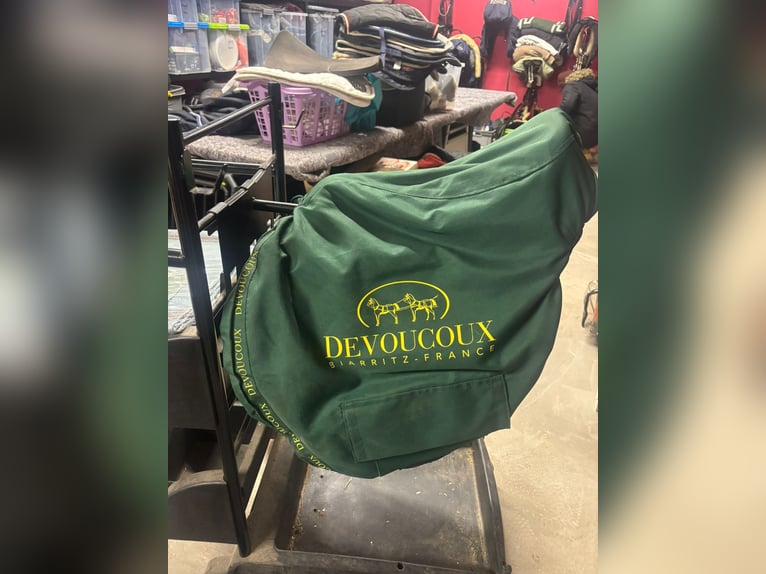 Devoucoux Springsattel inkl. Leder Sattelgurt
