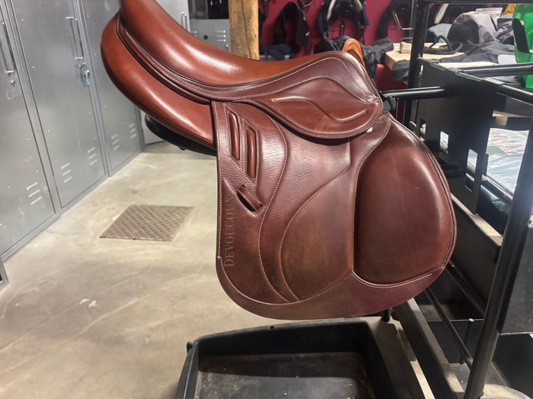 Devoucoux Springsattel inkl. Leder Sattelgurt