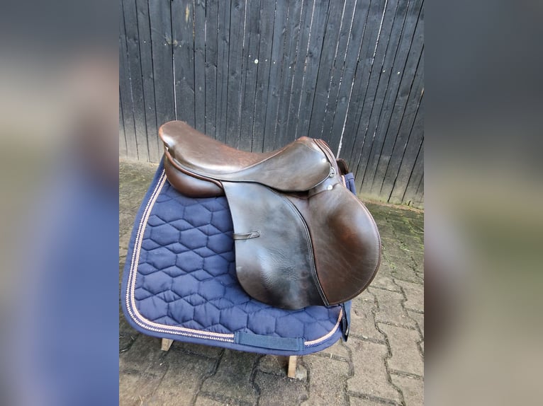 Höpfner springsattel 17 zoll mittlere kammer braun