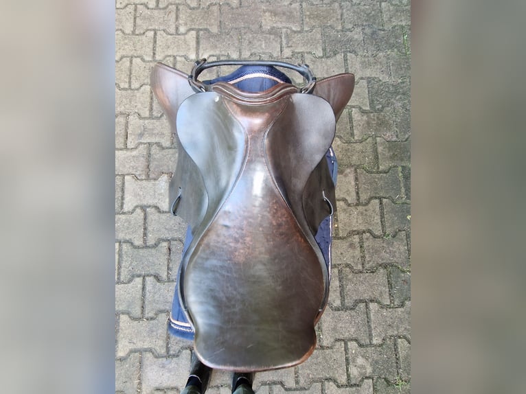 Höpfner springsattel 17 zoll mittlere kammer braun