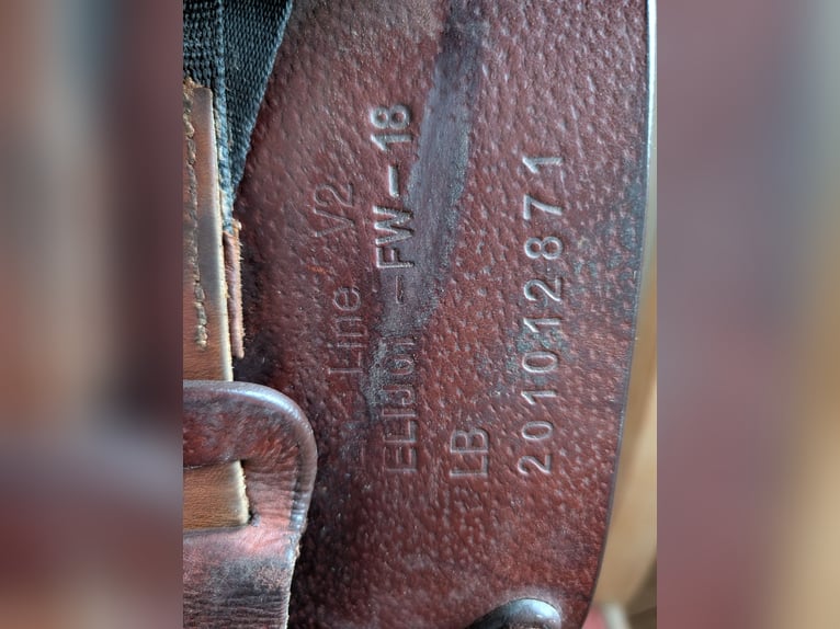 Ionic Springsattel 18 mit sehr weichem Leder in einem tollen Farbton