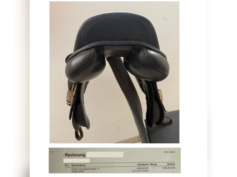 Kentaur Springsattel Midas 17” braun