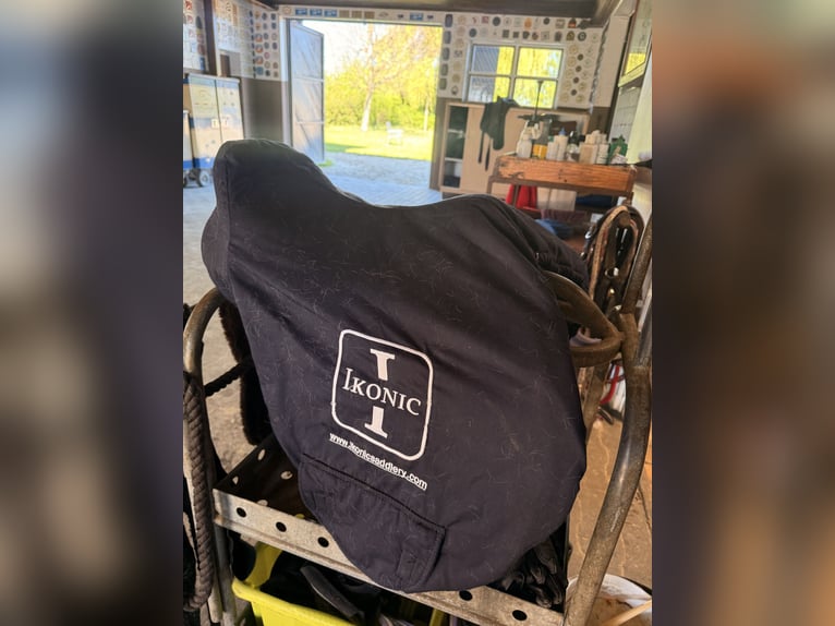 Neuwertiger Ikonic Evolution Springsattel 17,5