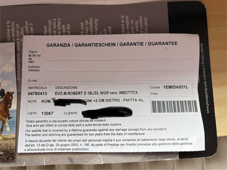  Prestige EVO Michel Robert Springsattel – 18"/33 – top gepflegt