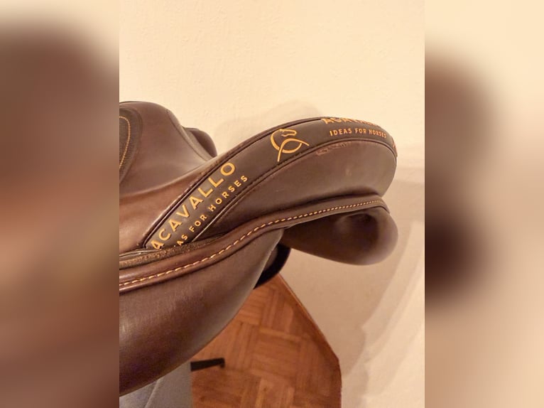 Springsattel Avavallo Veneziano 17 Zoll Braun Leder, sehr guter Zustand