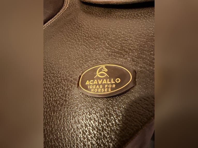 Springsattel Avavallo Veneziano 17 Zoll Braun Leder, sehr guter Zustand