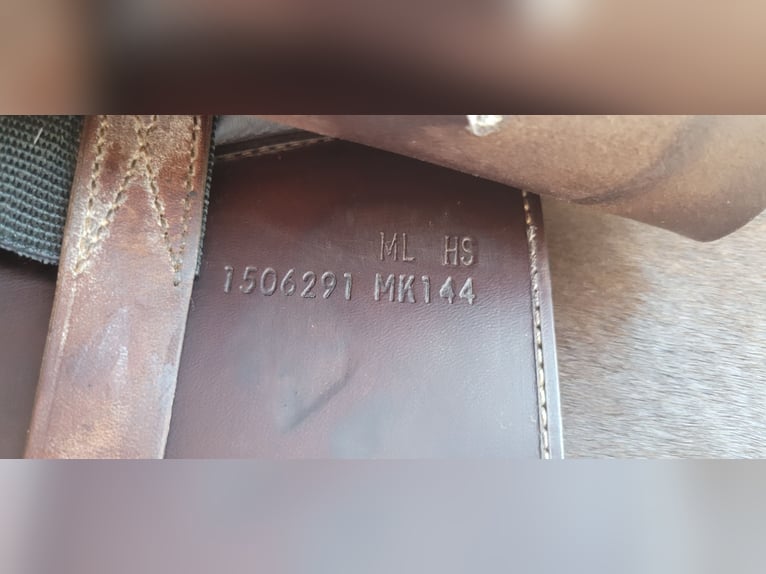 Springsattel Braun 17 Zoll, Sattlerei Looschelders 