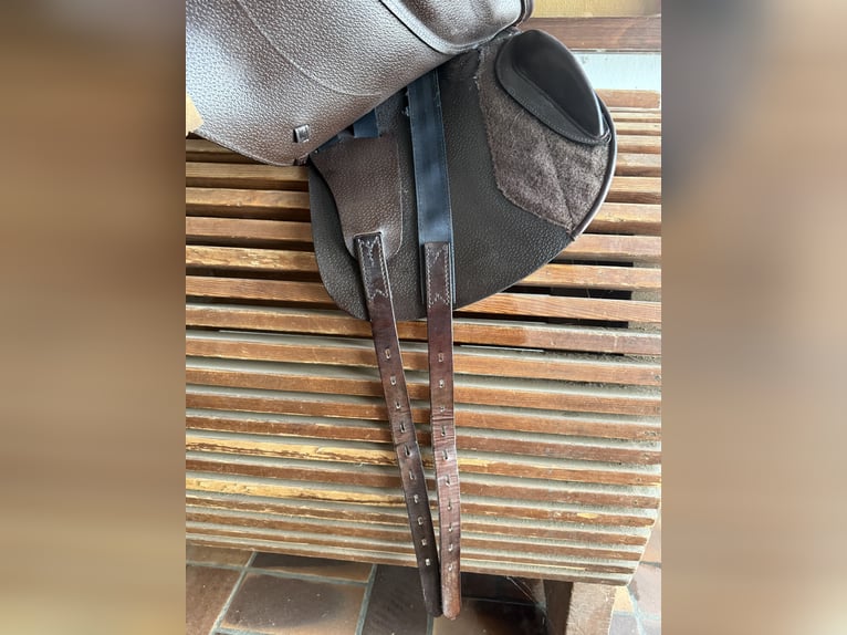 Springsattel Cobra, 17,5 Zoll, braun