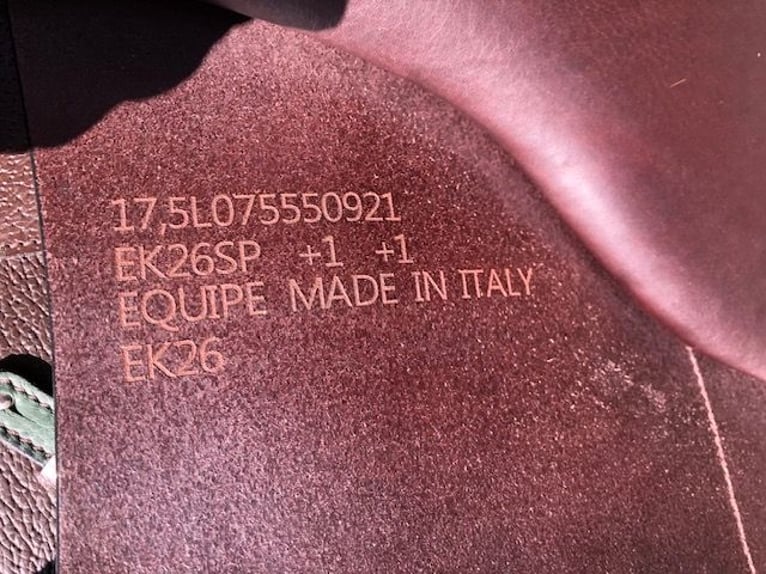 Springsattel Selleria Equipe EK 26 Spezial in braun, 17,5 Zoll