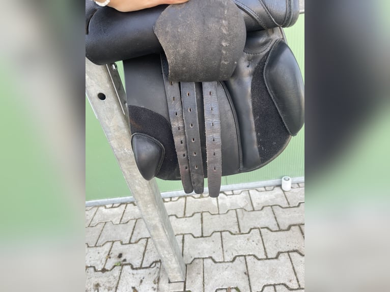 Euroriding Vielseitigkeitssattel - Schwerpunkt Springen, schwarz