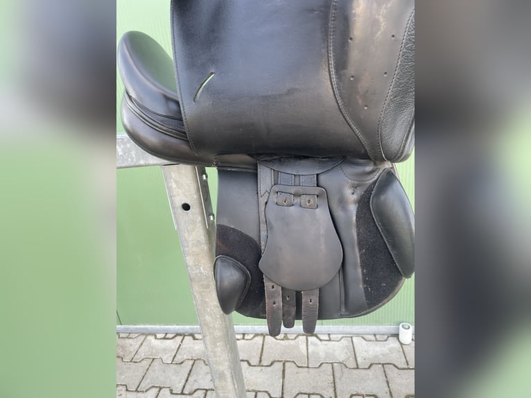 Euroriding Vielseitigkeitssattel - Schwerpunkt Springen, schwarz