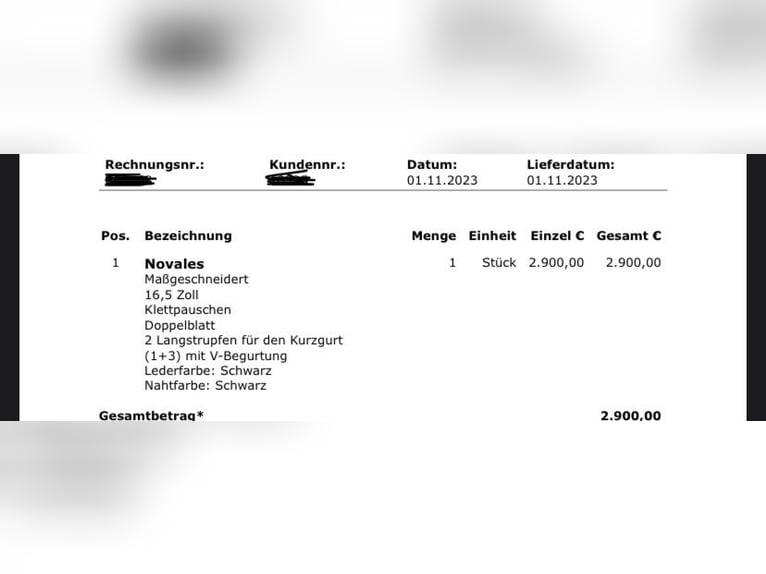 Louisa Koehne VS Sattel 16,5 Zoll 