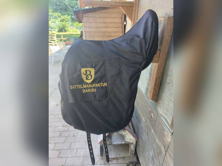 Neuwertiger Dressursattel von Jorge Canaves-Bargh, 18 Zoll