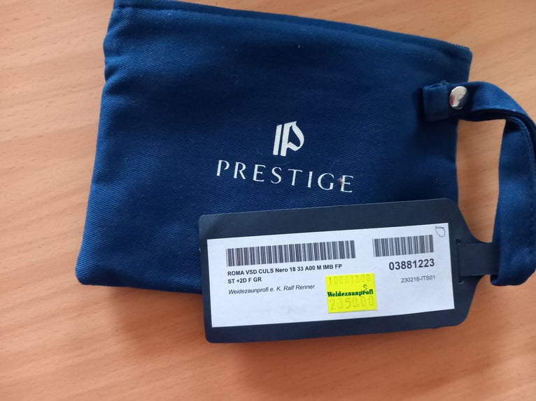 Prestige Roma VSD Sitz 18", Kammerweite 33 VS Sattel Richtung Dressur, schwarz, Neuwertig