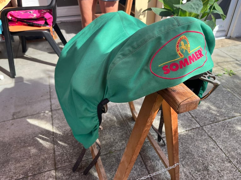 Sommer Vielseitigkeitssattel neuwertig (Remos / EDDA) (17,5") Baumlänge 39 cm