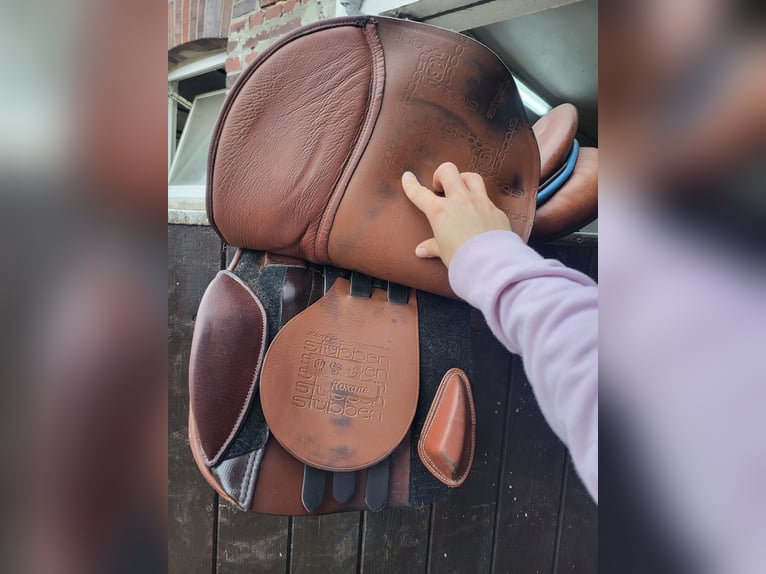 Stübben VVS Sattel Roxane mit Steigbügelriemen & Leder-Sattelgurt 