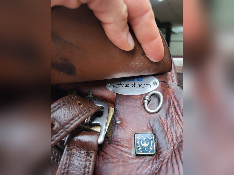 Stübben VVS Sattel Roxane mit Steigbügelriemen & Leder-Sattelgurt 