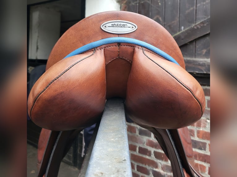 Stübben VVS Sattel Roxane mit Steigbügelriemen & Leder-Sattelgurt 
