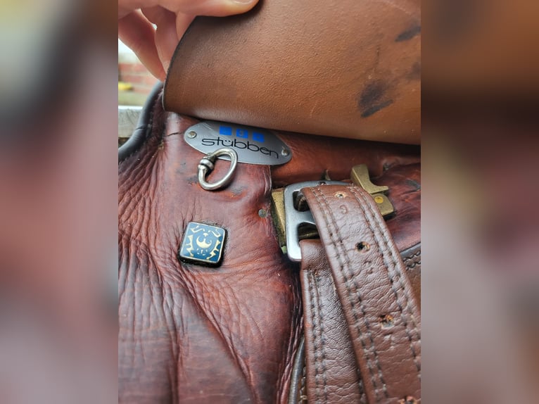 Stübben VVS Sattel Roxane mit Steigbügelriemen & Leder-Sattelgurt 