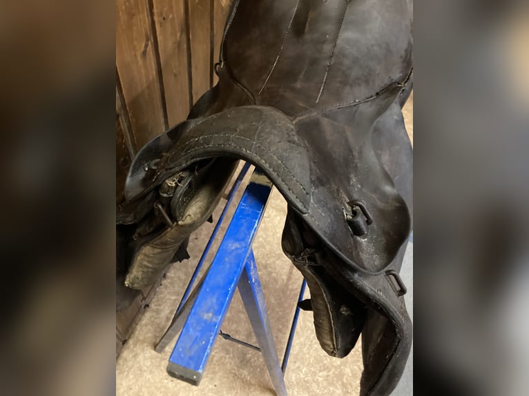 Bocksattel - Kavallerie Armeesattel - Wehrmacht englischer Sattel zu verkaufen