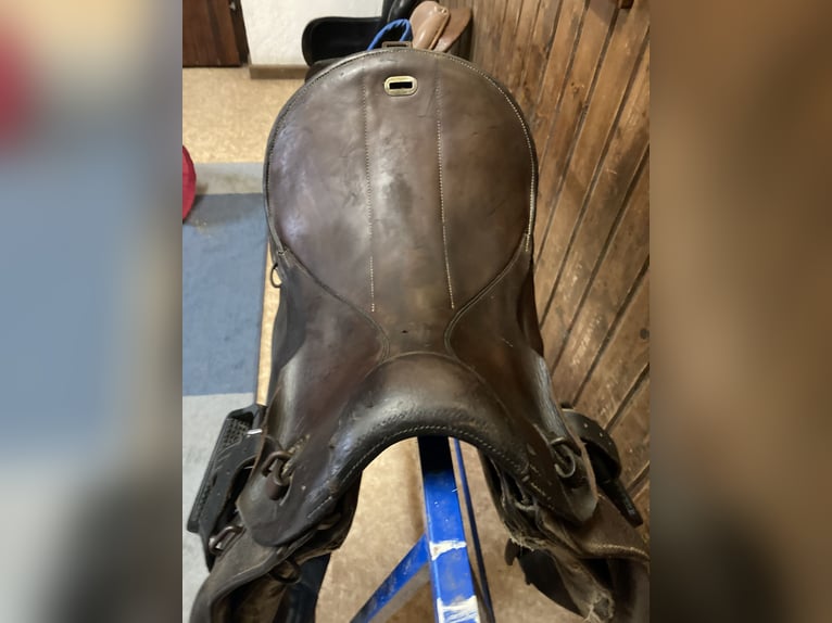 Bocksattel - Kavallerie Armeesattel - Wehrmacht englischer Sattel zu verkaufen