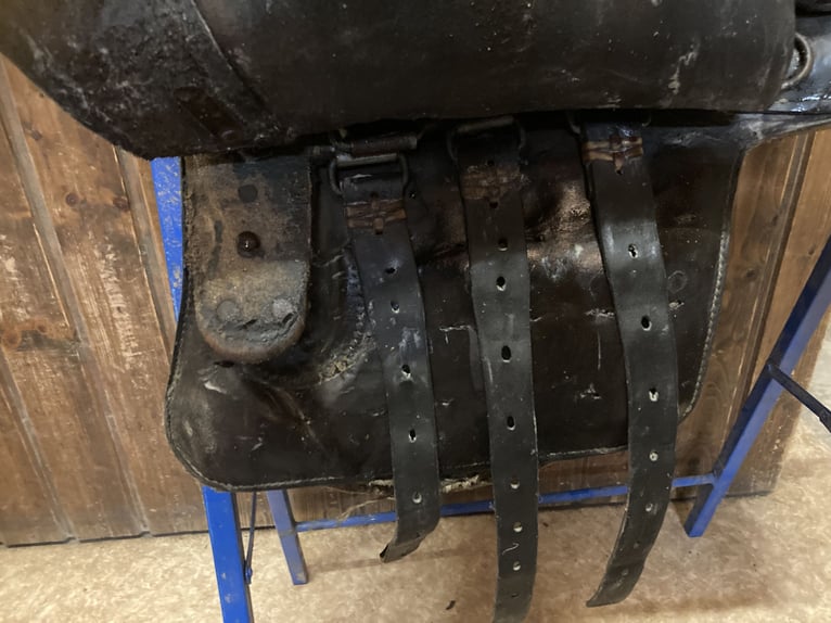 Bocksattel - Kavallerie Armeesattel - Wehrmacht englischer Sattel zu verkaufen