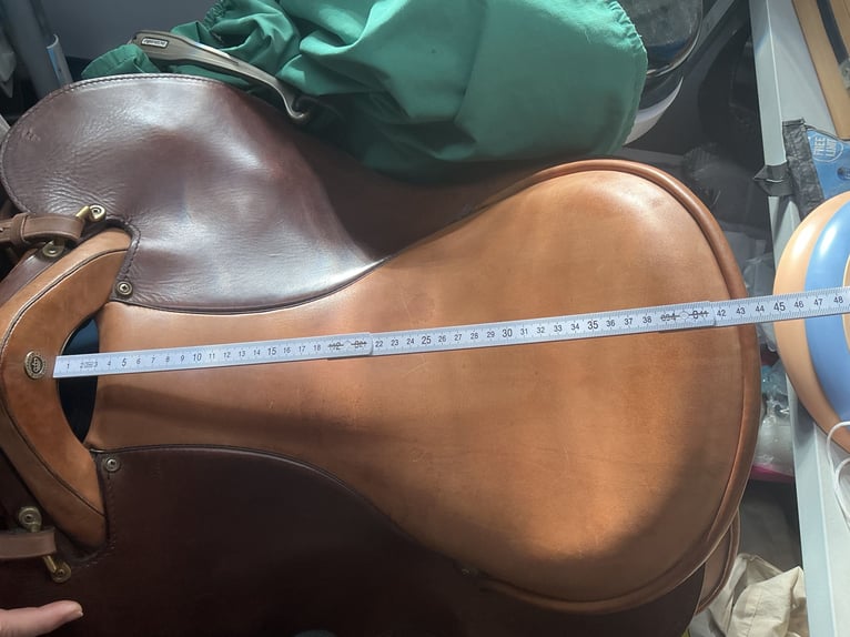Sommer Evolution Sattel, inkl. Zubehör Western und Englisch, weite Kammer, 2 farbig braun- cognac