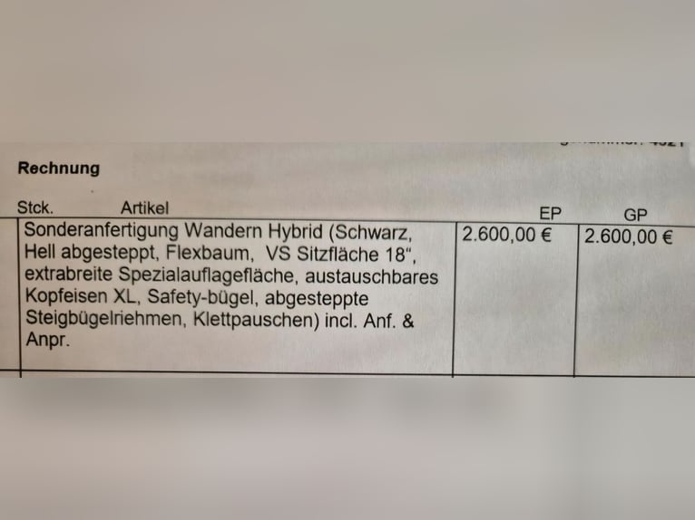 Wanderreit/Vielseitigkeitssattel zu verkaufen 