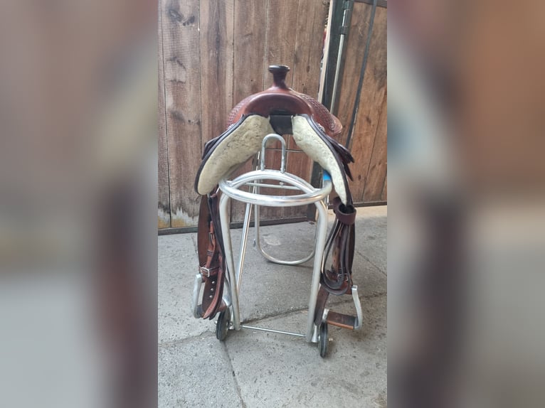 Continental Equiflex 74 Full Quarter Westernsattel 16" Castano 