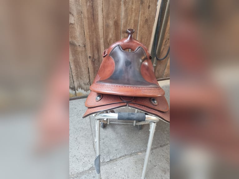 Continental Equiflex 74 Full Quarter Westernsattel 16" Castano 