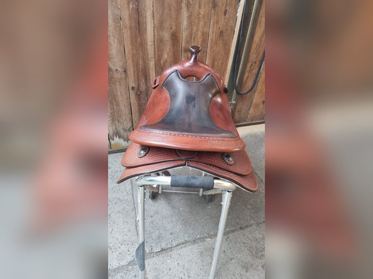 Continental Equiflex 74 Full Quarter Westernsattel 16" Castano 