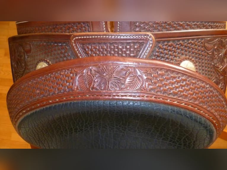 Custom made JS Westernsattel Andy Maschke AM Baum Superior Saddlery