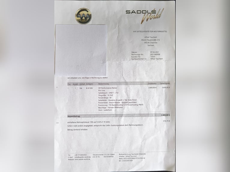 Deuber Performance Reiner 2209, Größe 02, Sitz 16