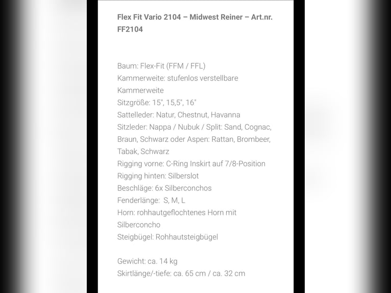 Deuber und Partner FlexFit Vario 2104 Midwest Vario
