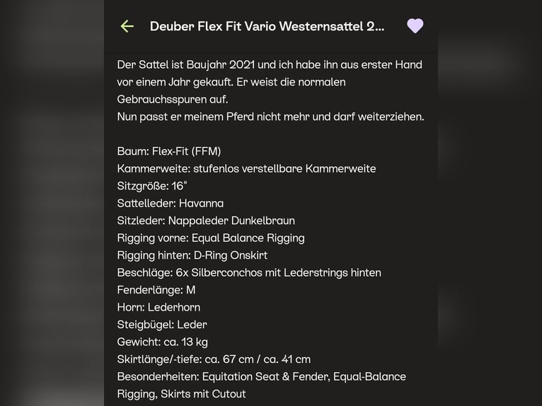 Equitation Trainer Westernsattel