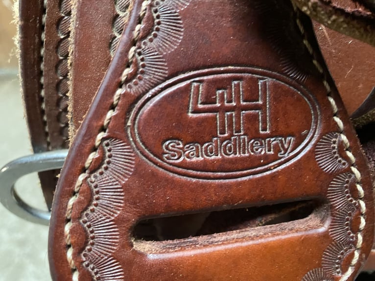 Original Cowboy Old School Westernsattel von 4H zu verkaufen