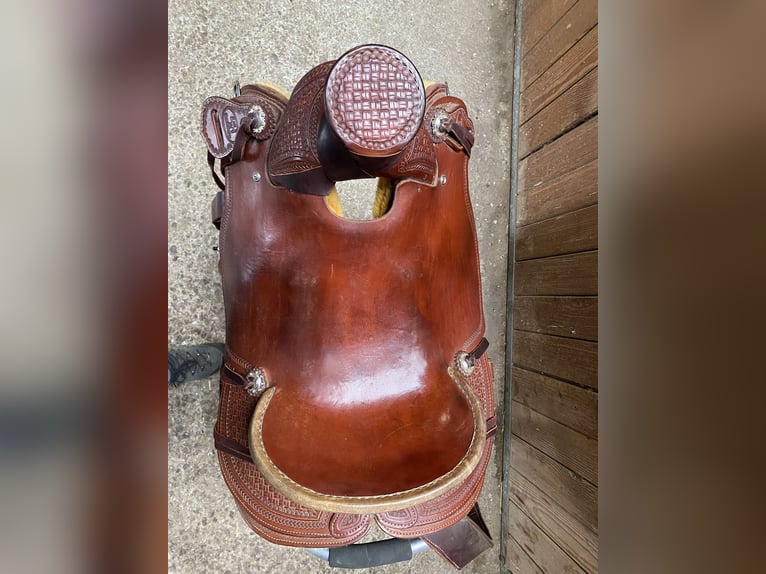 Original Cowboy Old School Westernsattel von 4H zu verkaufen