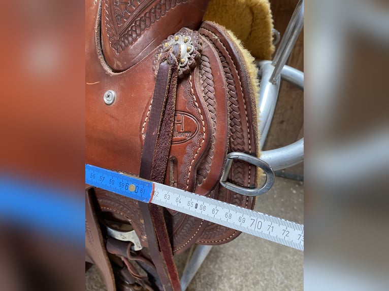 Original Cowboy Old School Westernsattel von 4H zu verkaufen