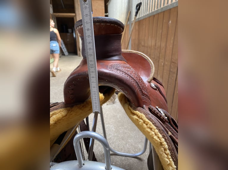 Original Cowboy Old School Westernsattel von 4H zu verkaufen