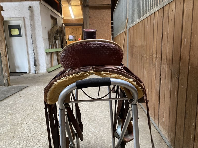 Original Cowboy Old School Westernsattel von 4H zu verkaufen