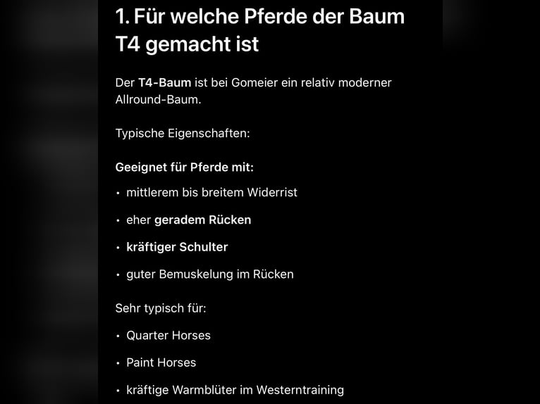 Pro-Line Gomeier Westernsattel