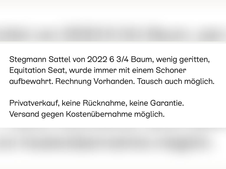 Stegmann Sattel
