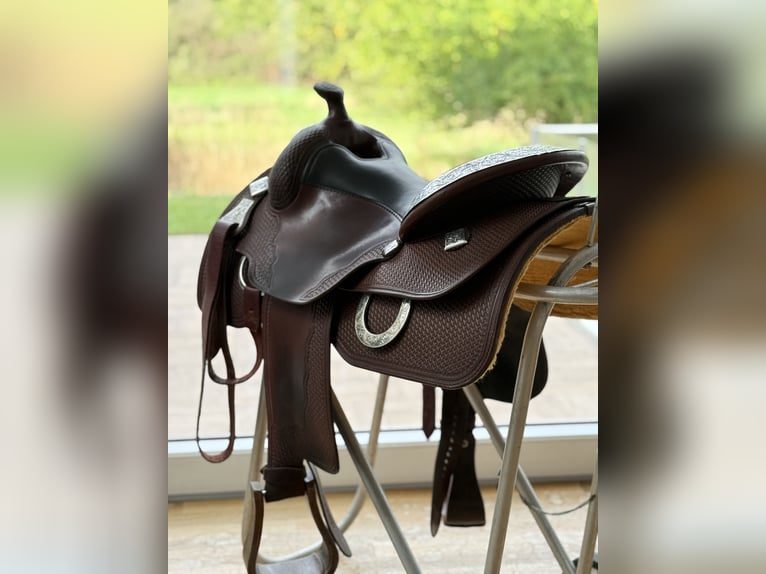Stegmann Showsattel Pleasure mit reichlich Sterling Silber 