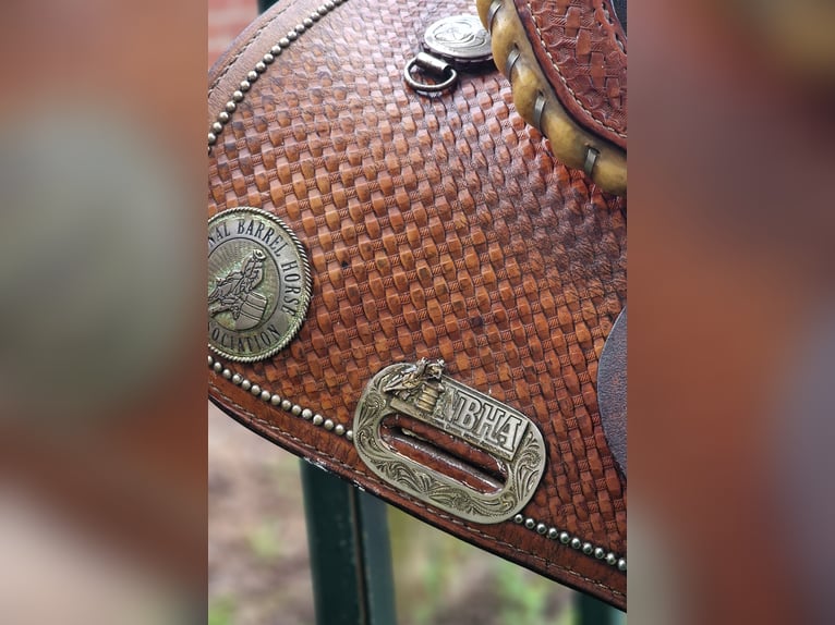 Tex Tan Westernsattel, Barrel-Racer, Full Quarter (FQH)